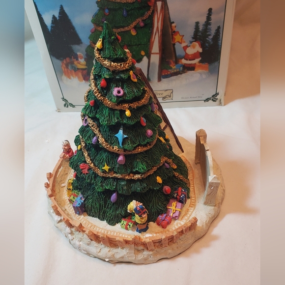 Santa's Town World's Official Christmas Tree Vintage 1995 ST08 Christmas Village - Picture 5 of 15